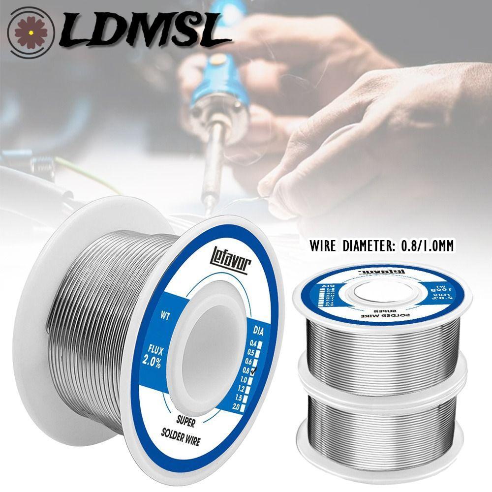 LDMSL Corel Solder, FLUX 2.0% ไม่มีทําความสะอาดลวดเชื่อมอุณหภูมิต่ํา, Universal 20g 50g 100g 0.8 1.0