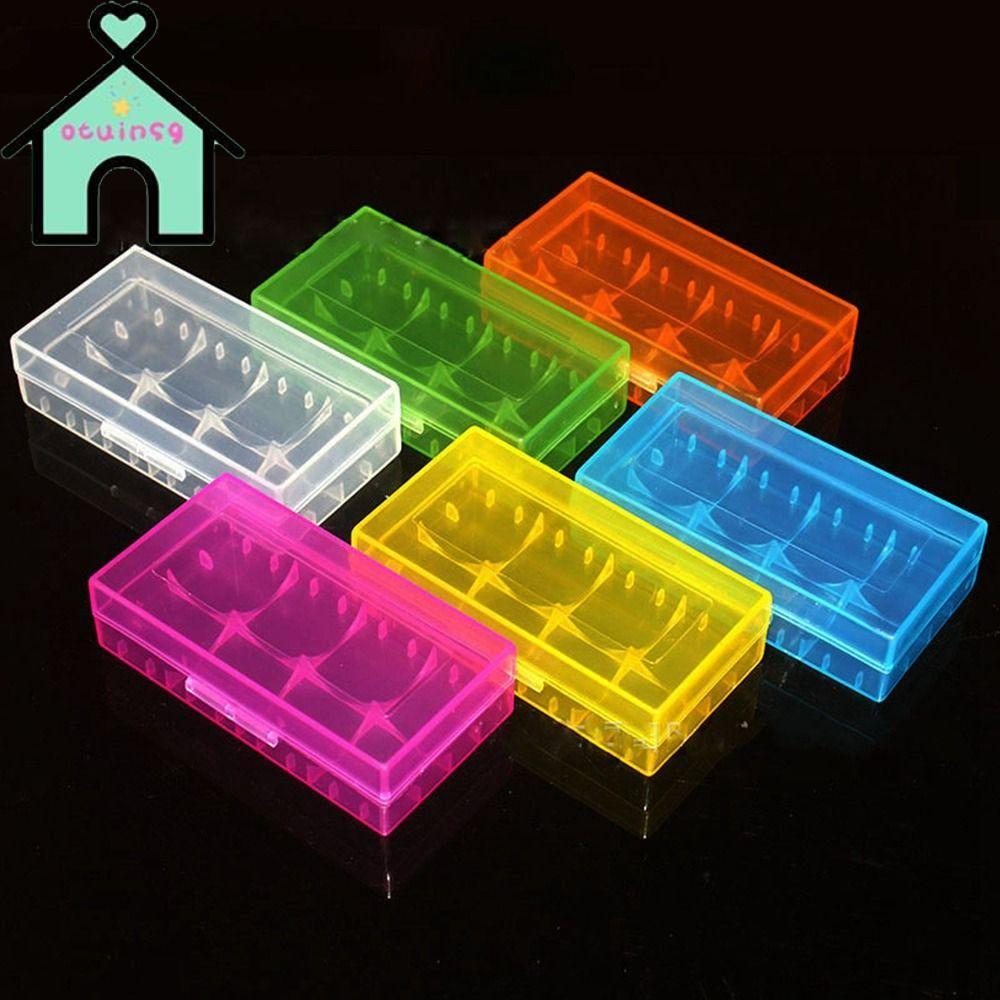 แบตเตอรี่ OTUINSG, กล่องแบตเตอรี่ 18650 โคโลลี่พลาสติก, คุณภาพสูง 4 AA AA AA กล่องแบตเตอรี่กันลื่นแบ