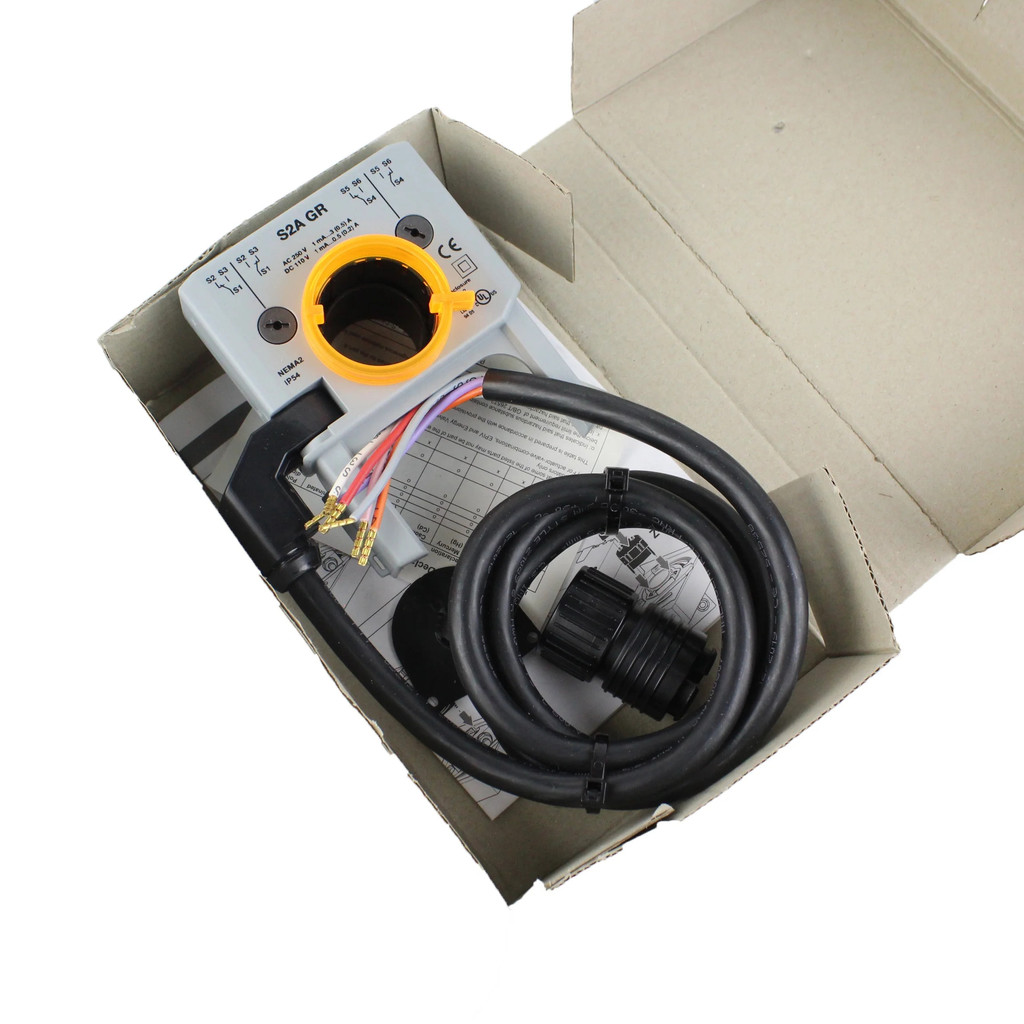 Belimo S2A GR/S2A/500GR สวิตช์เสริมสําหรับ Damper & Rotary Actuators การออกแบบกราฟิกโครงการ Solution