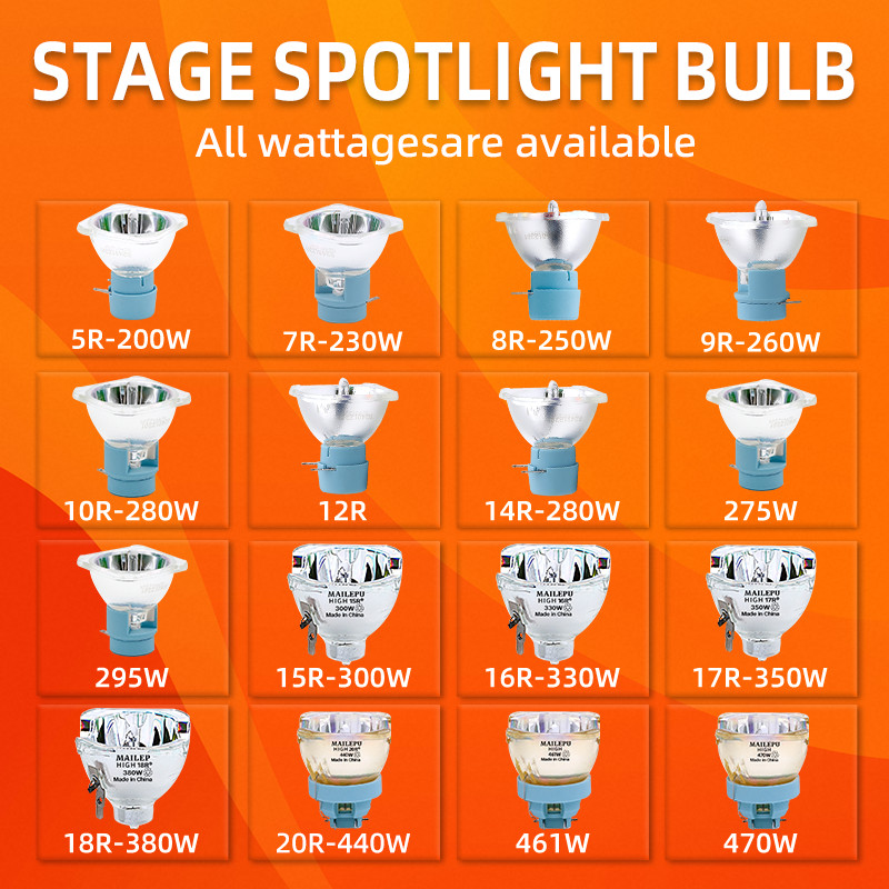 หลอดไฟลําแสงเข้ากันได้กับ Osram 5R7R9R10R14R17R200W230W260W295W330W275W295W350W380W440W461W382W