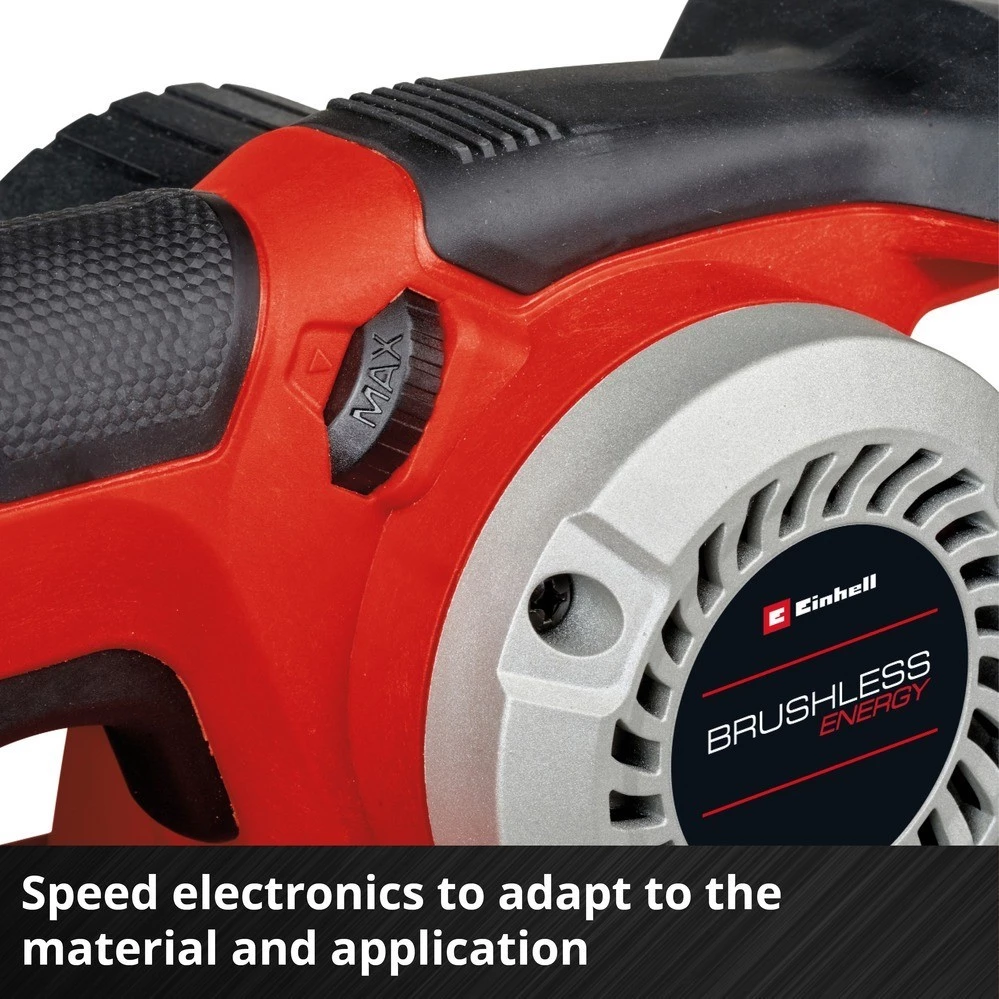 EINHELL เครื่องขัดกระดาษทรายสายพานไร้สาย TP-BS 18/457 Li Brushless เฉพาะเครื่อง thumbnail 7