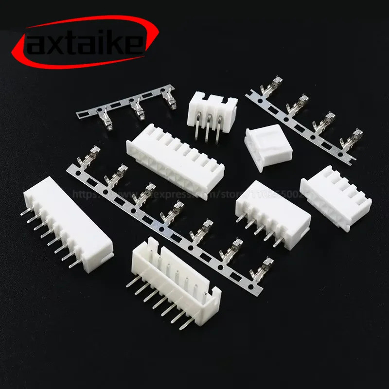 100PCS XH2.54 2p 3p 4p 5p 6p 7p 8p 9 10 11 12 pin 2.54mm Pitch Terminal Kit/Housing/pin Header JST C