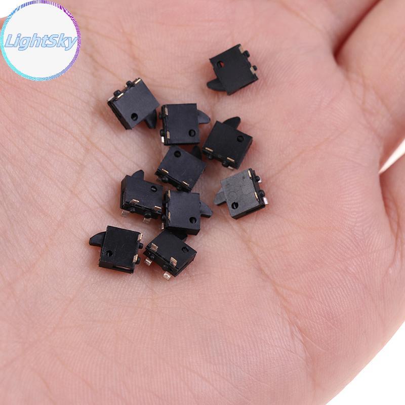 LightSky 10pcs HY-C-24 การตรวจจับสวิทช์ 4Pin Mini สไลด์สวิทช์รีเซ็ต Micro Toggle สวิทช์จํากัดแนวตั้ง coaster 12V 50mA TH