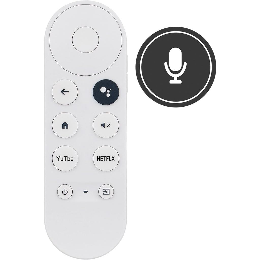 รีโมททดแทนสําหรับ Google Chromecast สําหรับ Chromecast พร้อม Google TV Remote & Google TV Streamer (