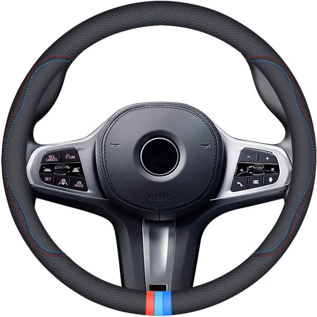 2025 Nappa หนังพวงมาลัยรถสําหรับ BMW X3 X5 X1 X4 X7 X6 2 5 3 7 8 4 M2 M3 M4 M5 M6 M8 Series IX 328i 