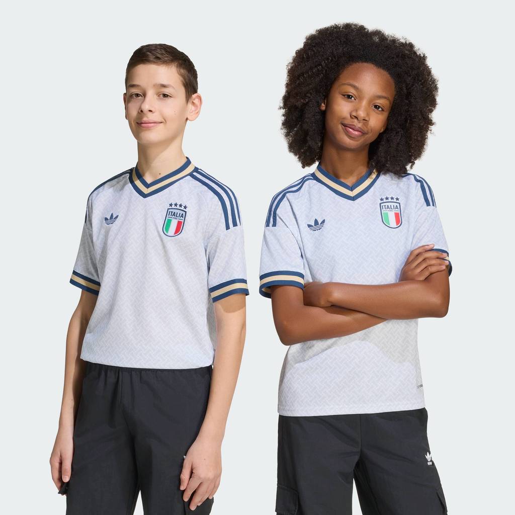adidas Football Italy 26 Away Kids Jersey Unisex Blue JY5681
