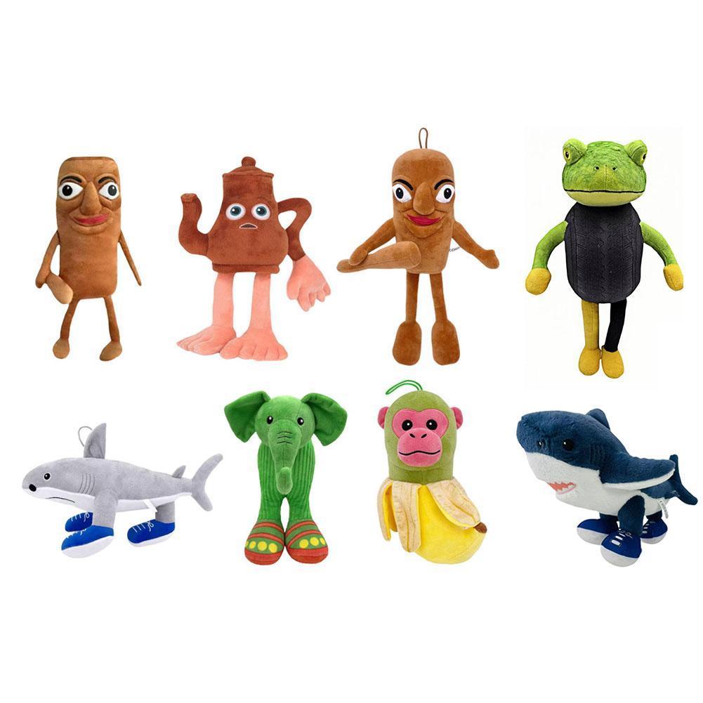 Tung Tung Tung Sahur Plush Trralero Tralala ของเล่นตุ๊กตาตุ๊กตาของขวัญ V5e5