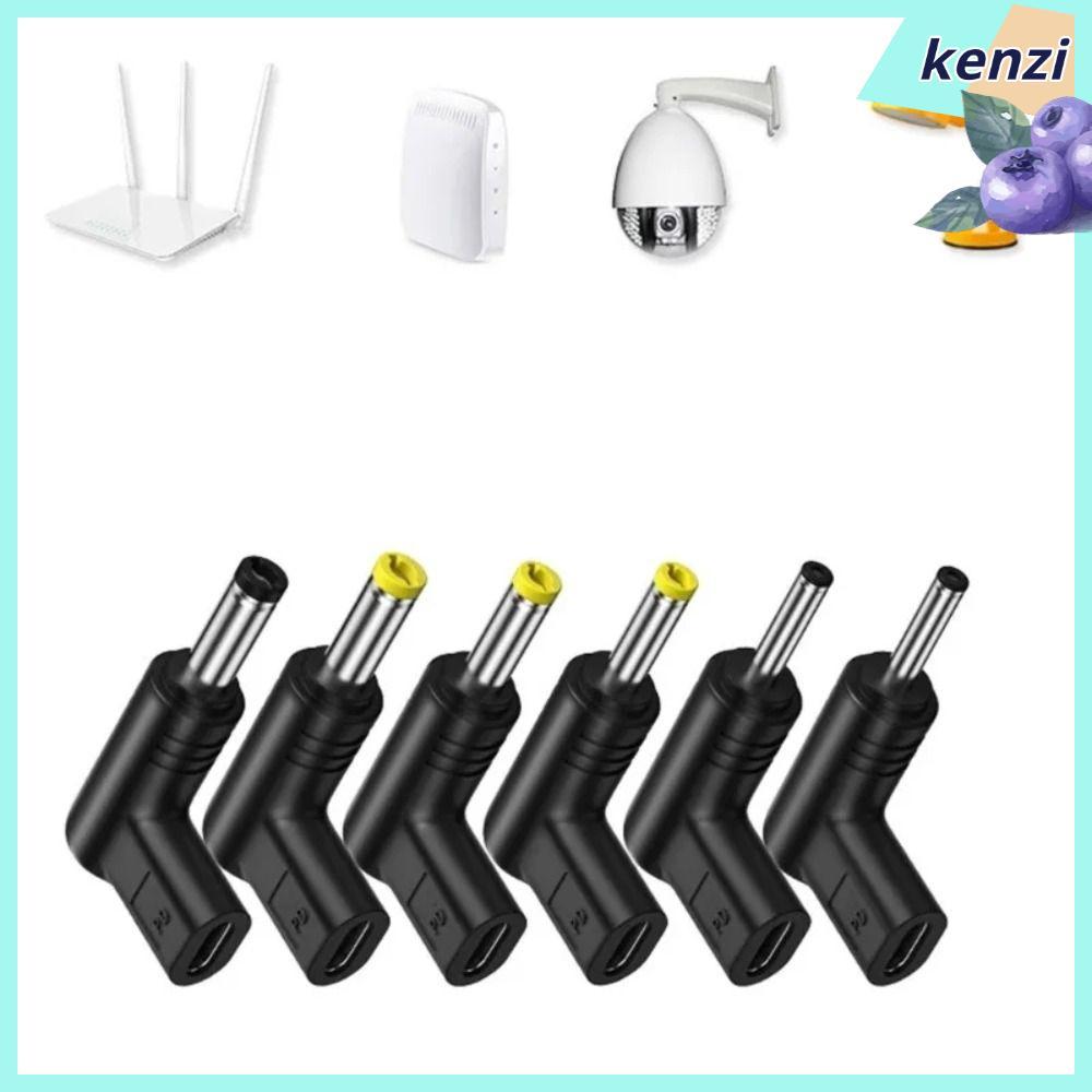 KENZI USB C PD to DC Power Connector, Universal 5V 9V 12V Type C to DC Jack Plug, อะแดปเตอร์ชาร์จสํา