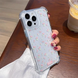 🍬Snap&Co🍬สี่มุมหนาป้องกันการตกเลนส์ป้องกันกรณีโทรศัพท์มือถือสำหรับ สำหรับ iPhone 17 16 15 14 13 12 11 ProMax X/XS XR