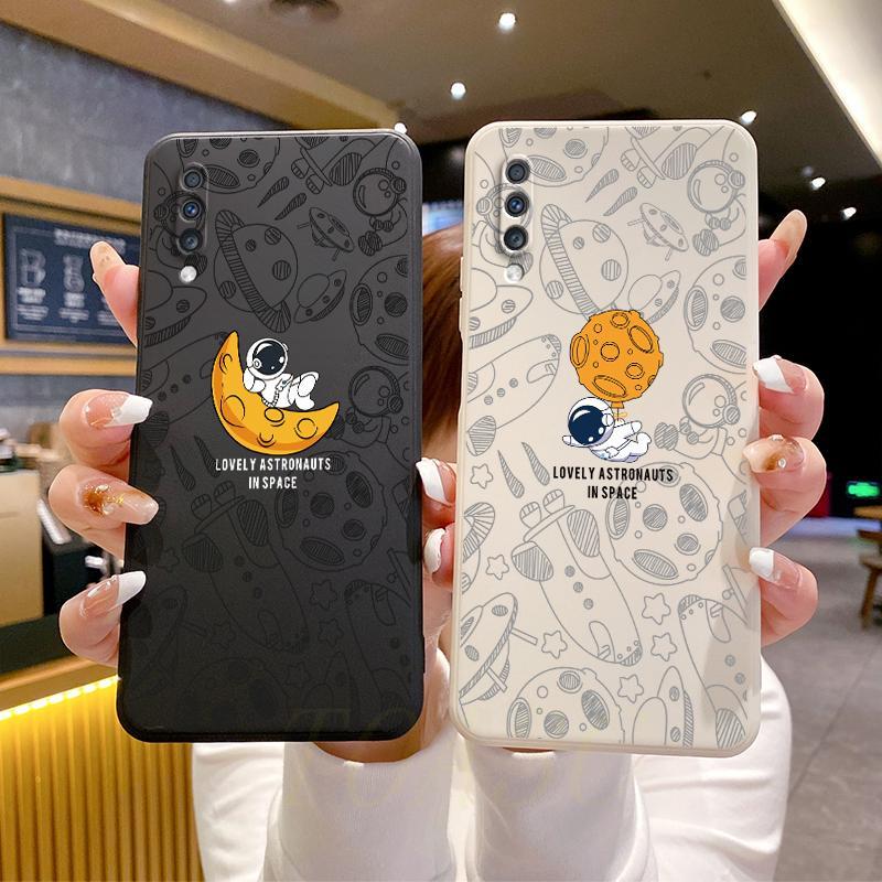 เคส samsung A50/A50s/A30s เคสโทรศัพท์ภาพประกอบนักบินอวกาศแบบนิ่มซิลิโคน TKR