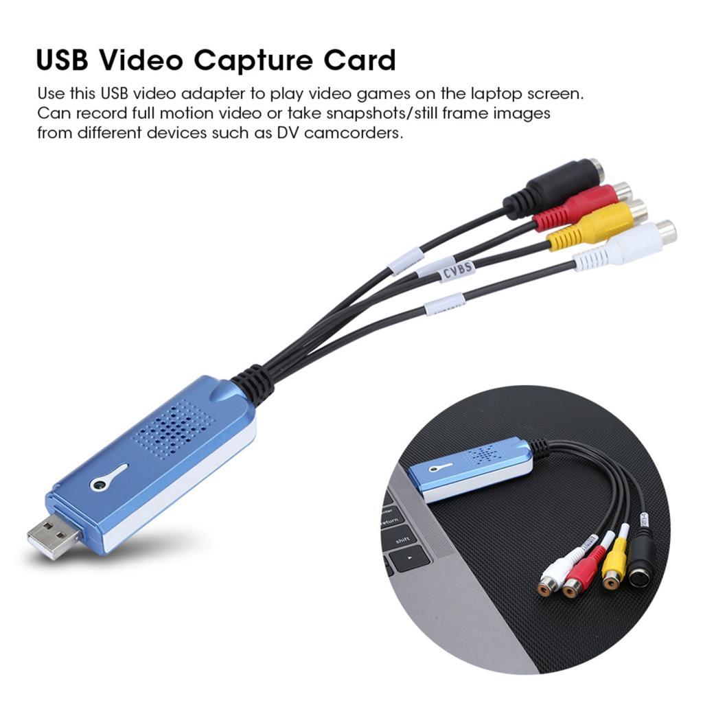 Buybybuy USB 2.0 Audio/Video Converter DVD AV Video to Computer Support Edit and Digitize Analog เหม