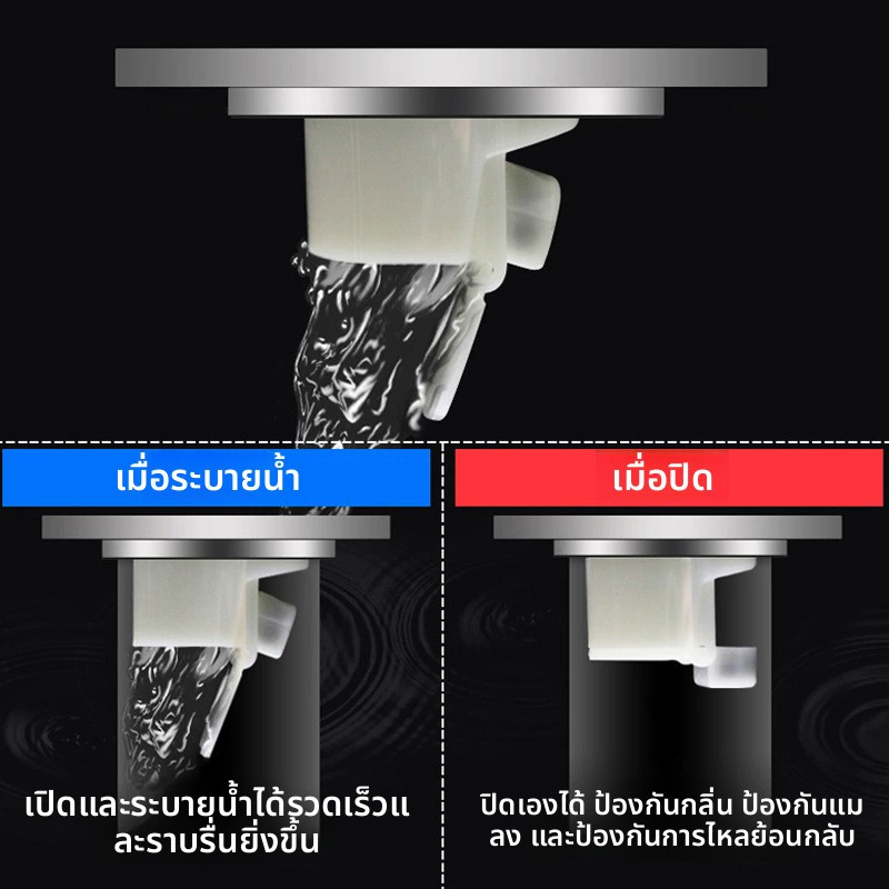 Tuzok แกนกันกลิ่นและกันแมลงเหมาะสำหรับห้องน้ำและท่อระบายน้ำระเบียงกันแมลงกันกลิ่นและแกนกันกลิ่น ราคา ถูกที่สุด ดีลบีเคเค แกลเลอรีภาพที่ 3
