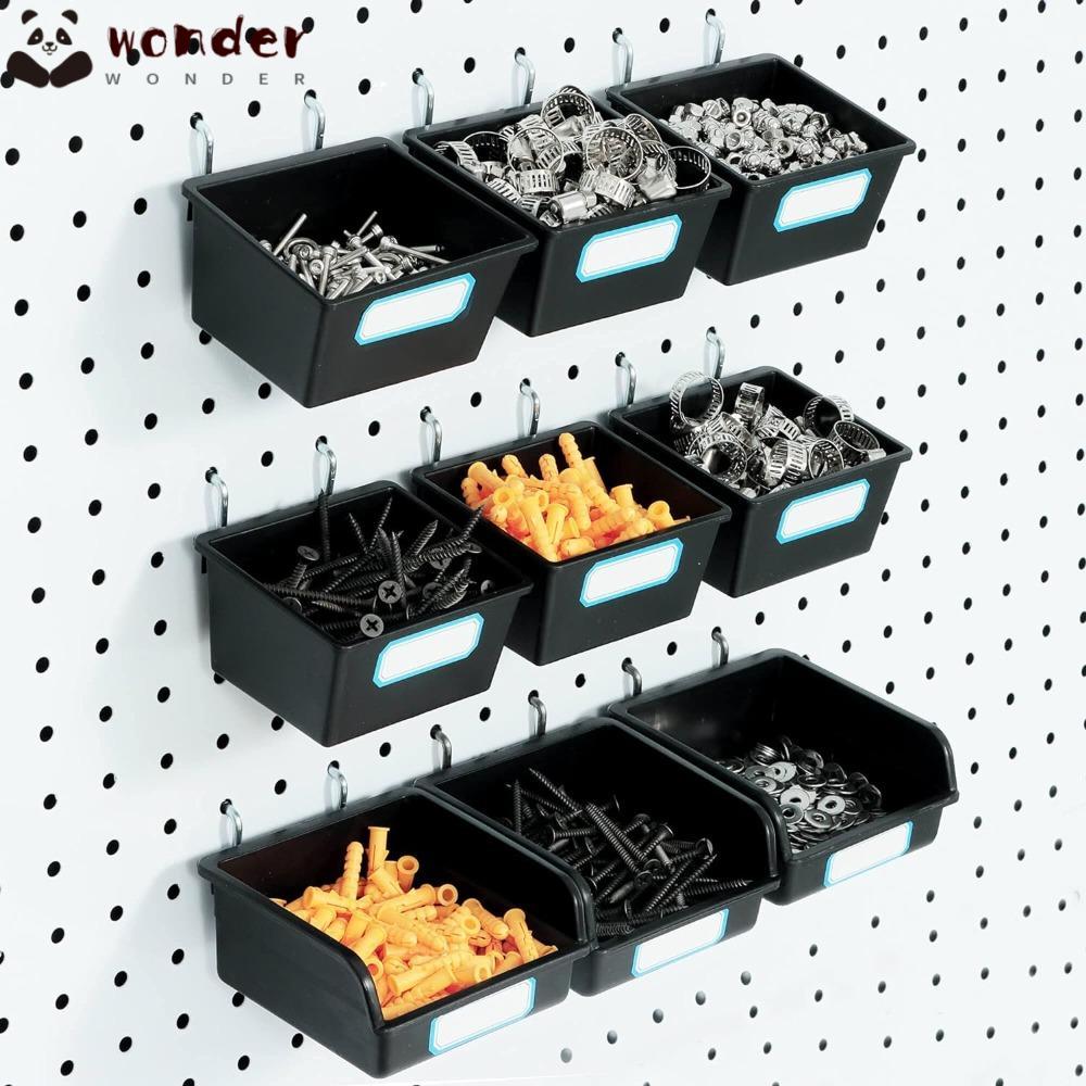 WONDER Pegboard Bins, ตะขอ Pegboard PP, กล่อง Pegboard