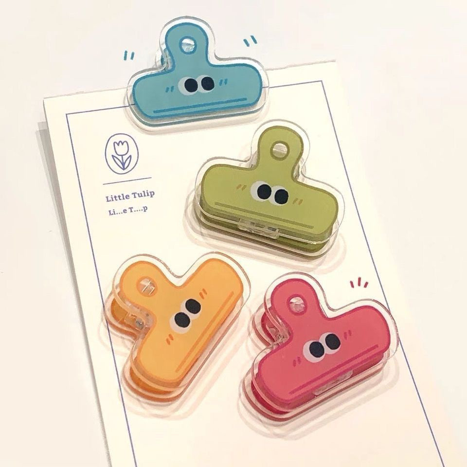 สไตล์เดียวกันการ์ตูนสาวหัวใจอะคริลิคลิปสาวคู่มือเครื่องเขียนนักเรียนหางยาวคลิปโฟลเดอร์