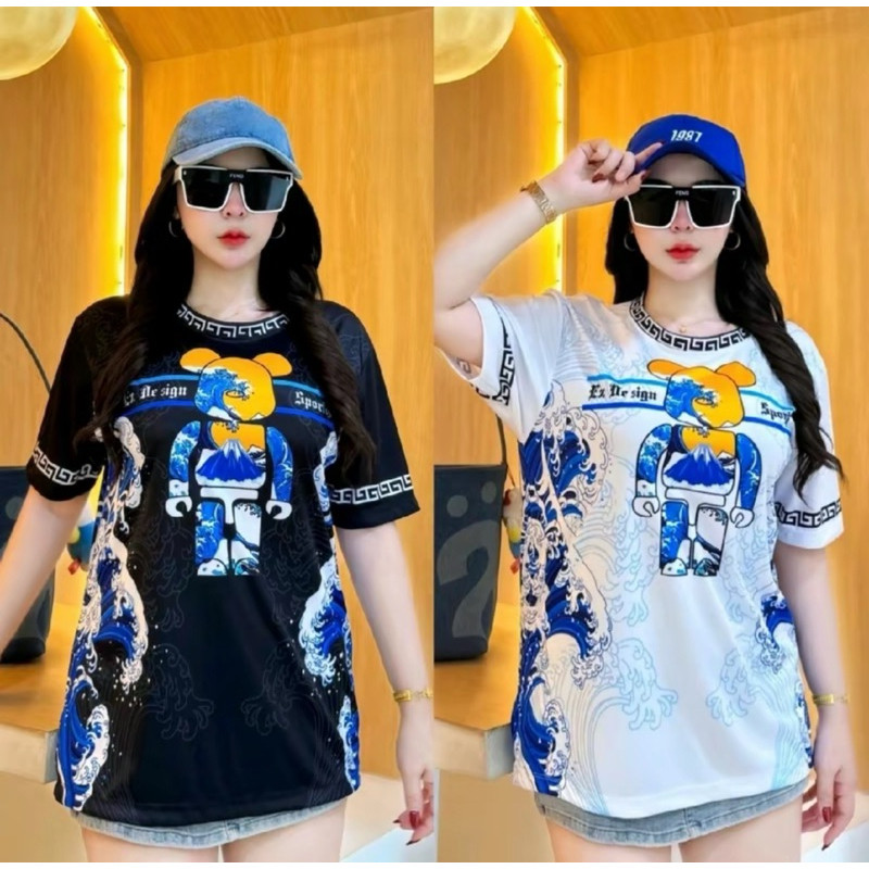 ✨ เสื้อยืดพิมพ์ลาย ✨ ผ้า Blair Blair Microsport ใส่ได้ทั้งผู้หญิงและผู้ชาย