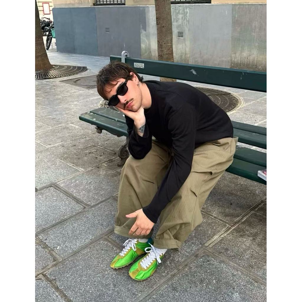 MM6 Elastic Webbing Retro Casual Shoes