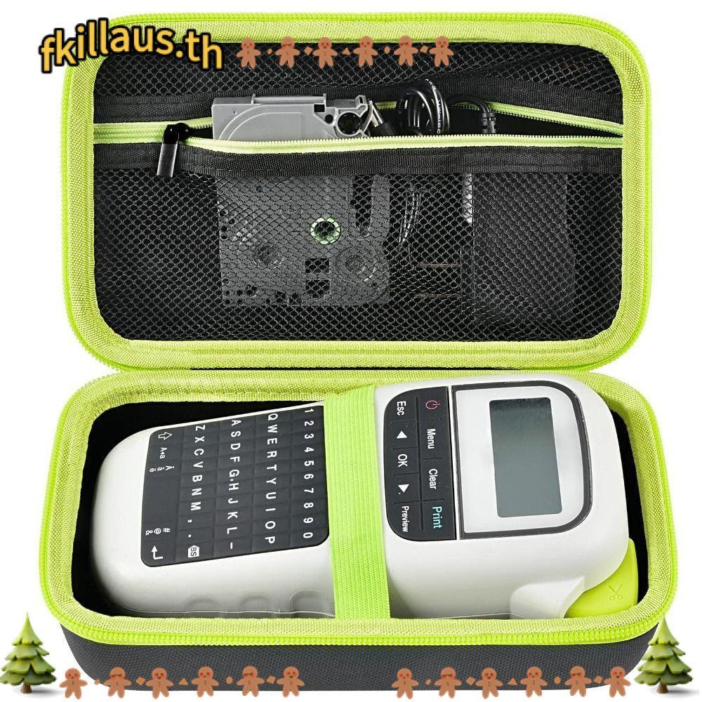 FKILLAUS กระเป๋าเก็บฉลาก, กระเป๋าถือความจุขนาดใหญ่กันกระแทก, กล่องเก็บ EVA แบบพกพาทนน้ําสําหรับ P-To