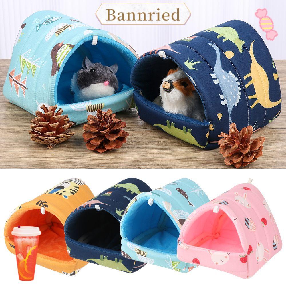 BANNRIEDSG Hamster House Soft Mini Cage Winter Rabbit Squirrel Warm Mat