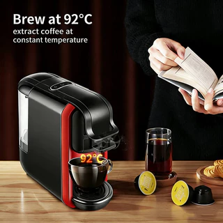 5 in 1 เครื่องชงกาแฟสดอัตโนมัติสําหรับ Nespresso & Dolce Gusto & K ถ้วยแคปซูลและกาแฟบดและESE Pod