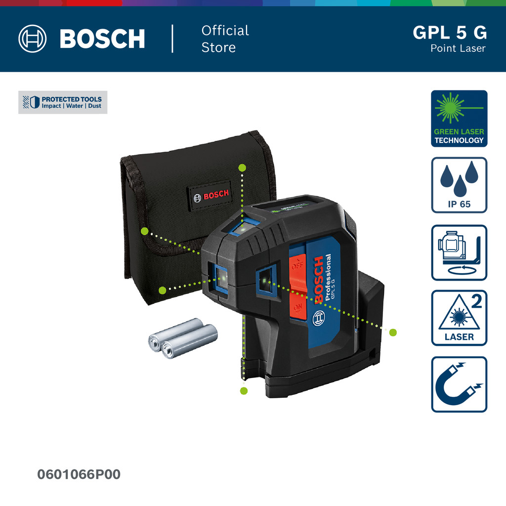 Bosch GPL 5 G เครื่องวัดระดับเลเซอร์