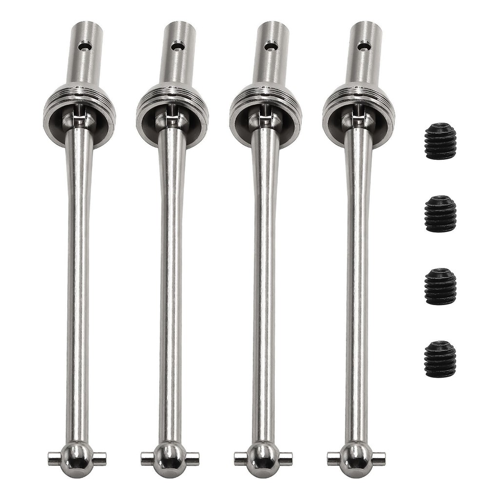 4 ชิ้นเหล็กคาร์บอนสูงด้านหน้าและด้านหลังไดรฟ์เพลาสําหรับ MJX 7303 7304 XC10410 RC รถ