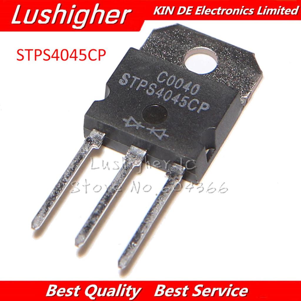 10 ชิ้น STPS4045CP TO-247 STPS4045 TO247 Schottky Rectifier Diode ใหม่เดิม