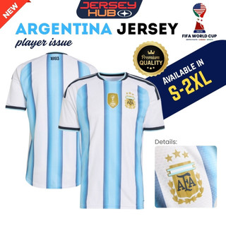 Argentina Jersey World Cup 2026 Jersi Argentina Home Jersey Messi Players Issue [READY STOCK]