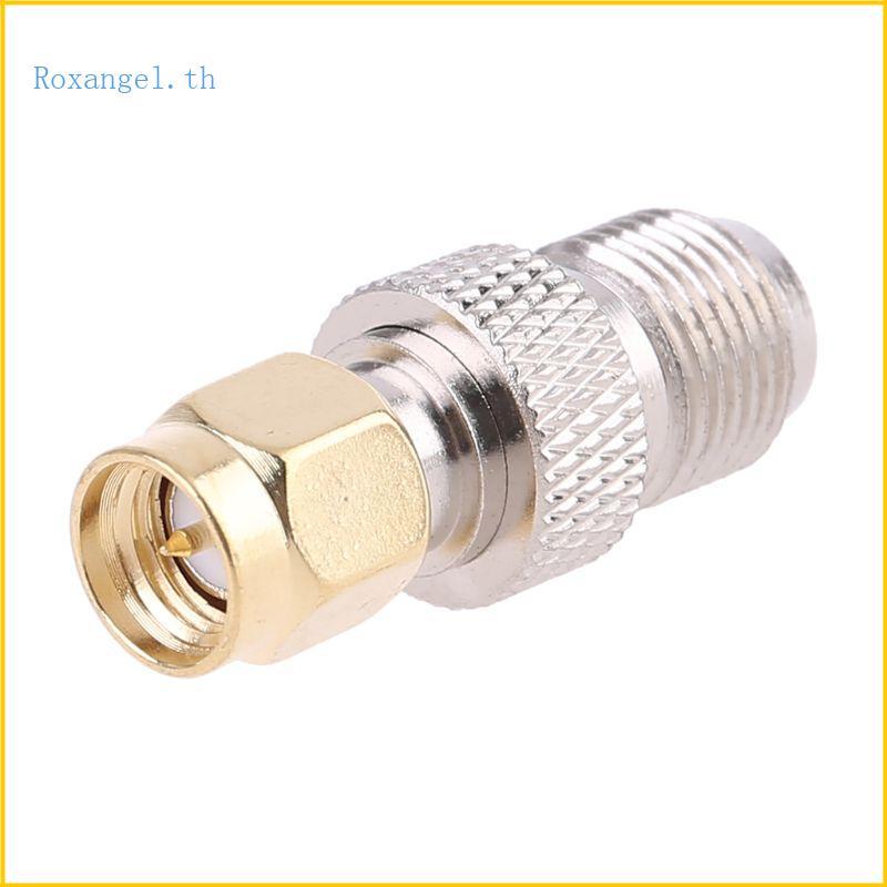 ROX SMA Female To Type F Female Plug Straight RF Coaxial Adapter Connector Converter