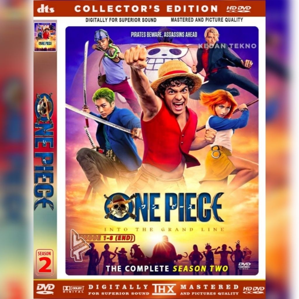 ตลับฟิล์ม ONE PIECE S2 - LIVE ACTION (2026) - ล่าสุด - HD