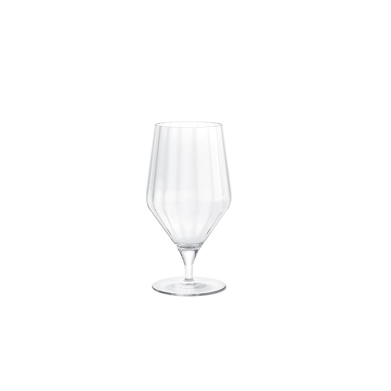 "Georg Jensen" Beer Glass Tumbler Set of 6 BERNADOTTE Clear, approximately 9 cm in diameter and appr