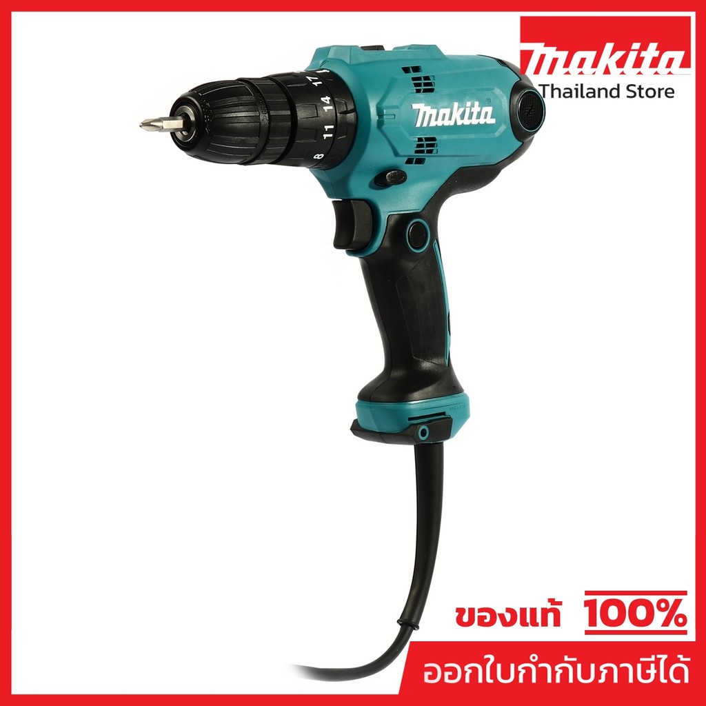 MAKITA HP0300 สว่านกระแทกไฟฟ้า ขนาด 3/8 นิ้ว กำลังไฟ 320 วัตต์ ความเร็วรอบตัวเปล่าสูงสุด 0-1500 รอบ/