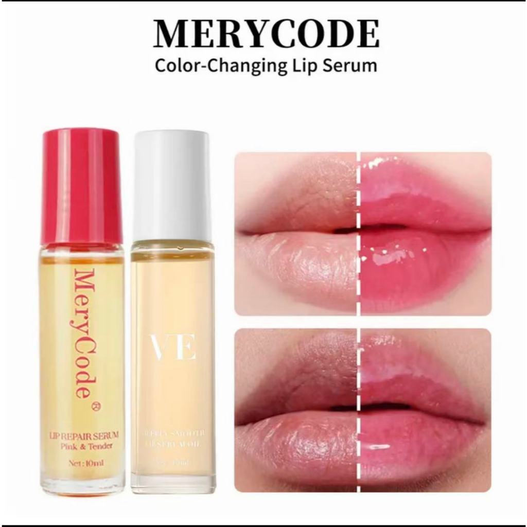 MeryCode Lip Coating เปลี่ยนสี Lip Serum สีแดง Jambuipstick ลิปกลอสสําหรับริมฝีปากแห้งและเปียก