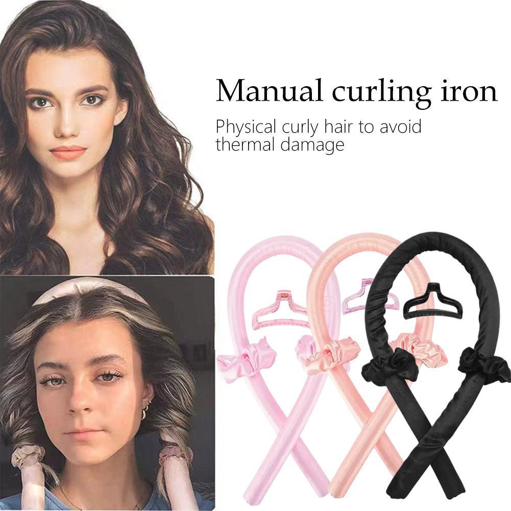 Heatless Curling Iron Foam Sleep Curling Iron ลูกกลิ้งผมพร้อมวงผม Lazy Curling Iron G0z9