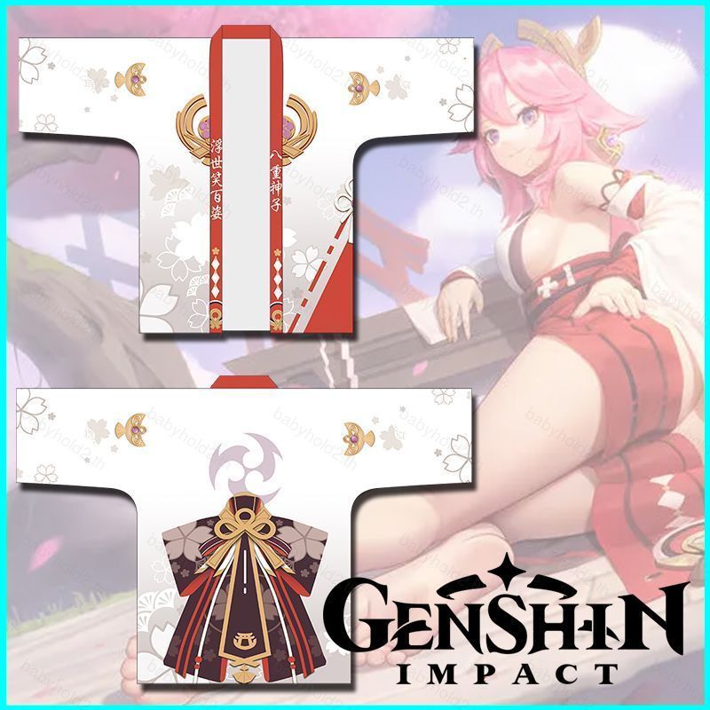 คอสเพลย์เสื้อฮารอย Eula สไตล์มิกโ.nano จาก Genshin Impact สำหรับcosplayและสวมใส่ทั่วไป มีหลายไซส์