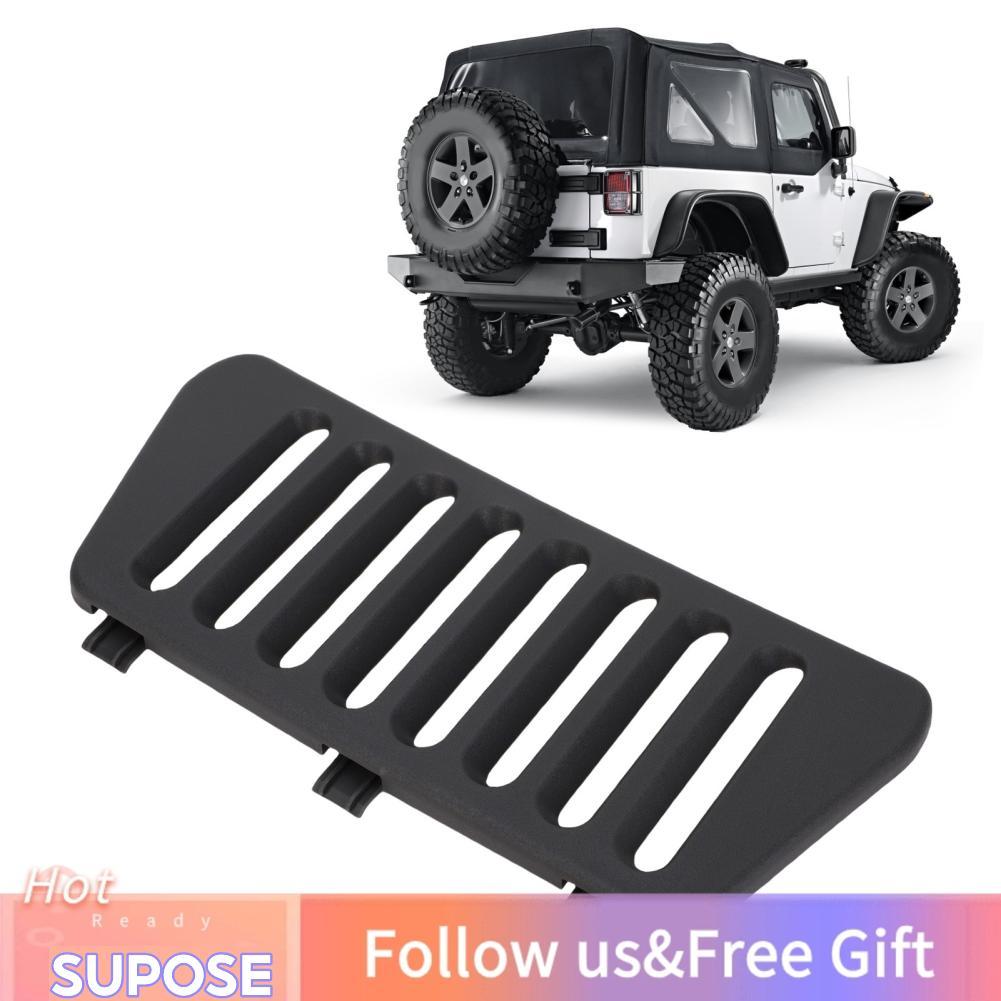 Supose Supose Aramox Tailgate Swing Gate Grille ช่วยเพิ่มการไหลเวียนของอากาศสำหรับ JK 2011-2018 5KJ0