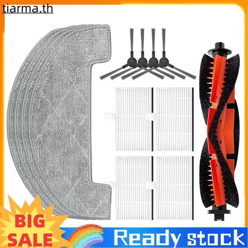 TIARMA หลักแปรงด้านข้าง Mop ชุดเปลี่ยนสําหรับ S800, E20,E20 Pro, E20 /Trouver E20, E20 Pro, E20 Plus