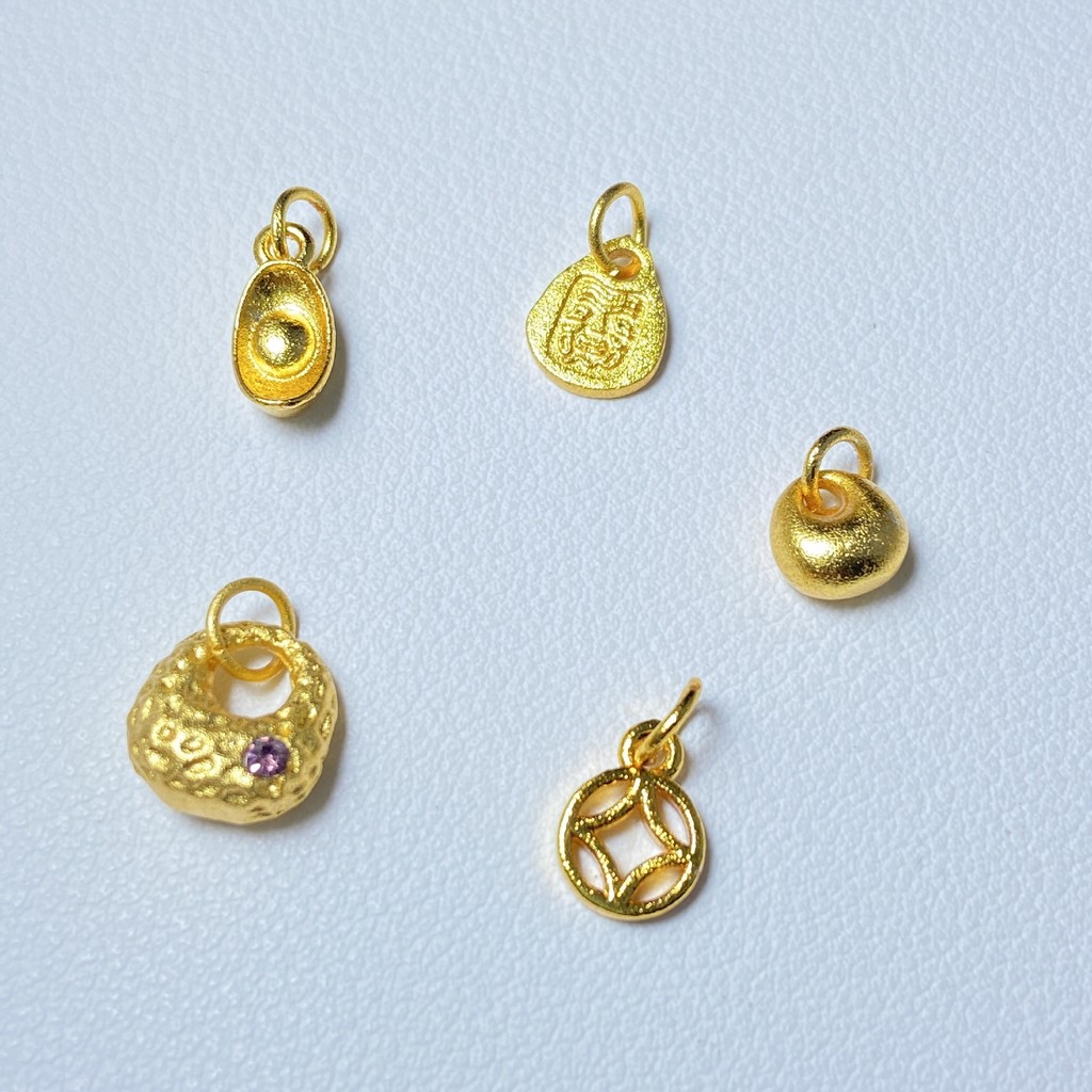 จี้ทรายทอง Zakiram Ruyi Lock Ingot diy