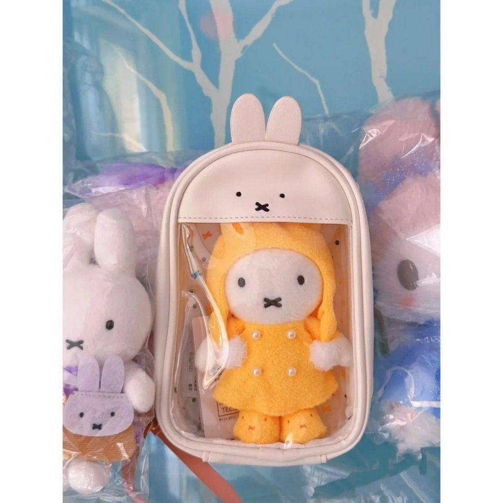 ญี่ปุ่นน่ารัก Miffy Miffy Miffy กระเป๋าปวดกระเป๋าเก็บกระเป๋าเด็กจี้กระเป๋าเก็บของแบบพกพาเล่นใสน่ารัก