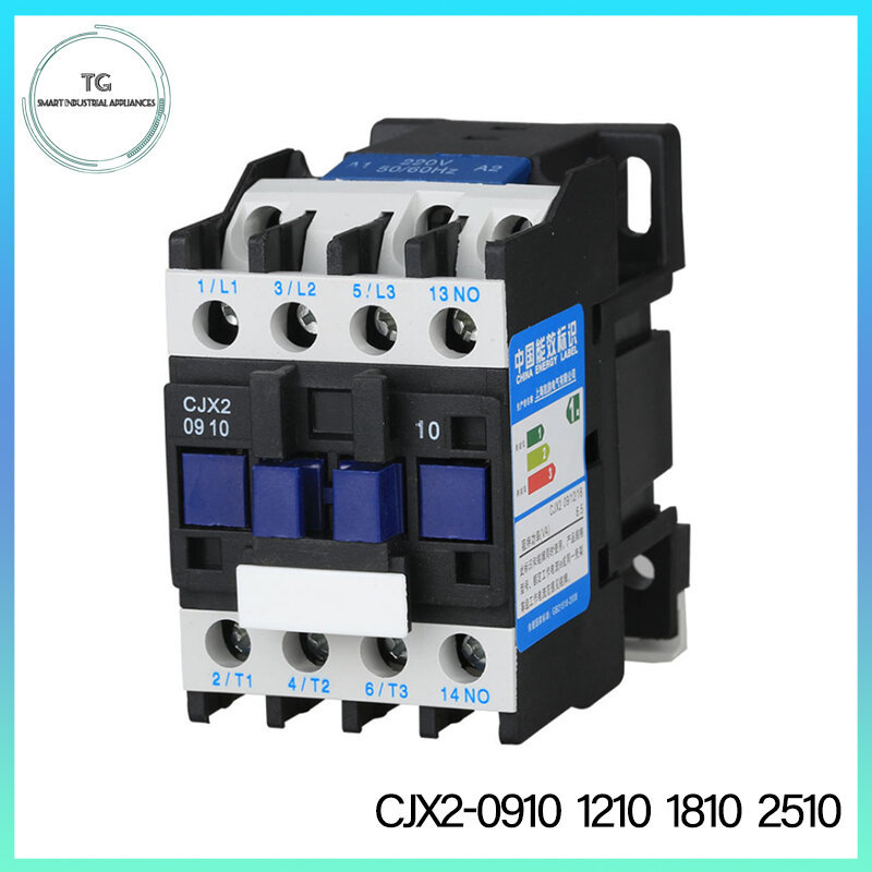 Chint AC คอนแทค 220V สามเฟส CJX2 series CJX2-0910 220V CJX2-1210 220V CJX21810 220v C2-2JX510 220V