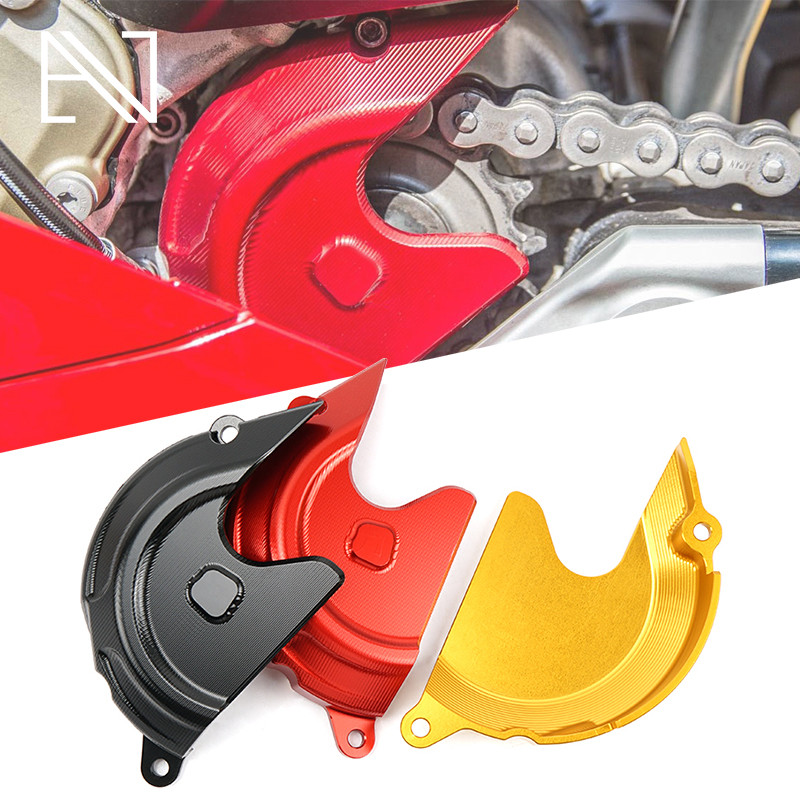 รถจักรยานยนต์ด้านหน้าเฟืองโซ่ฝาครอบป้องกันสําหรับ Ducati Panigale V4 V4S Streetfighter V4 V4S