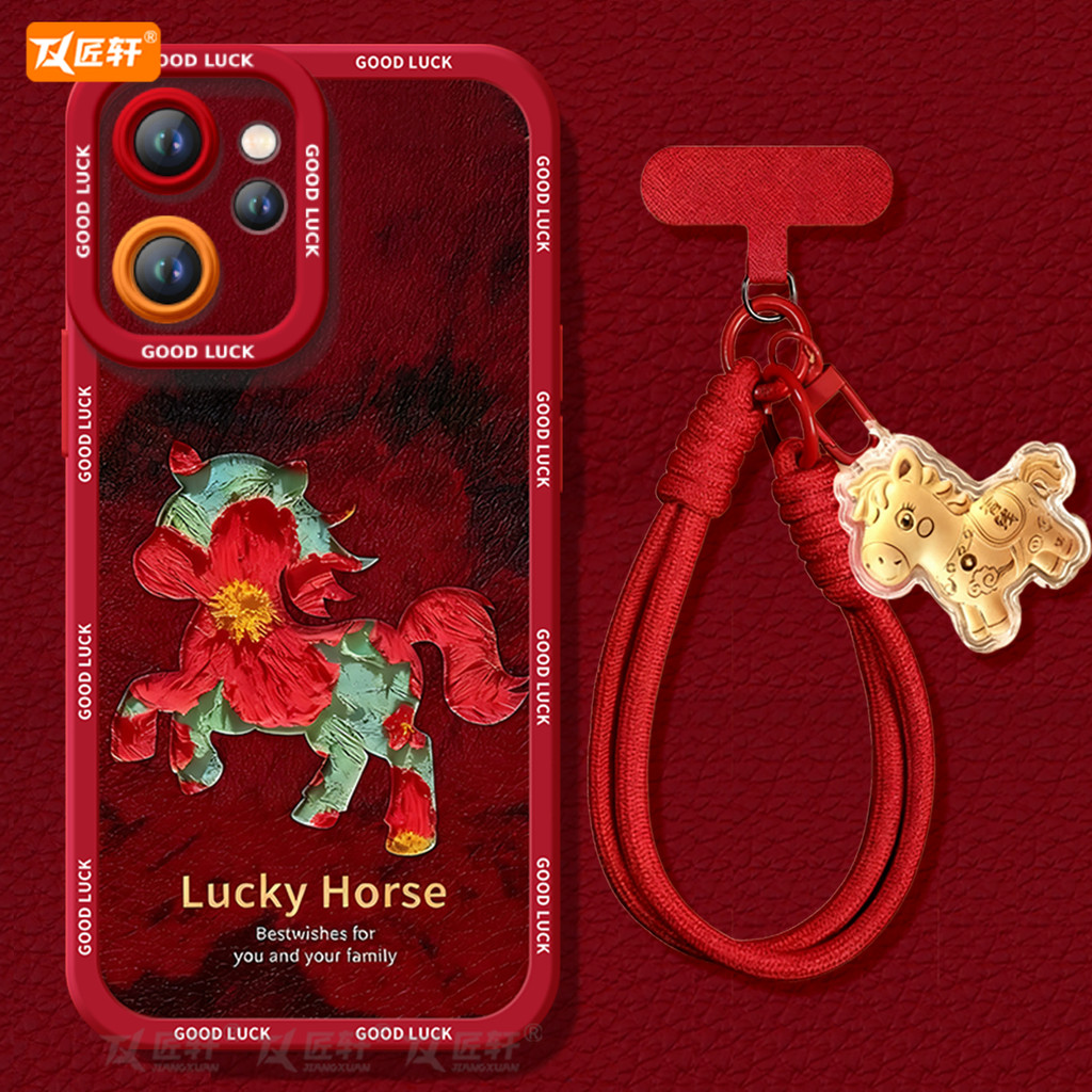 เคสoppoa18 เคส oppo a18 Lucky Pony เหมาะสําหรับ oppoReno15 เคสโทรศัพท์ reno14pro สไตล์ใหม่ 13 Benmin
