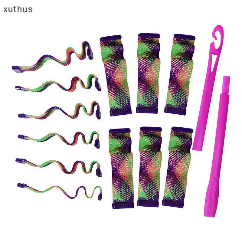 XUT 18/28 ชิ้น Heatless Water Wave Hair Curler Texture รูปที่ 7