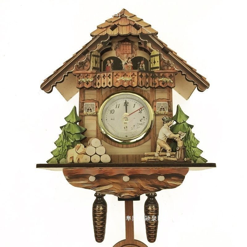 ชั่วโมงเวลานาฬิกาสไตล์ Cuckoo Nordic เครื่องประดับ Retro นาฬิกาแขวนนาฬิกานาฬิกา Cuckoo นาฬิกาปลุกห้อ