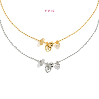 YVIS Dot Jam Brass Necklace - Doodle Collection