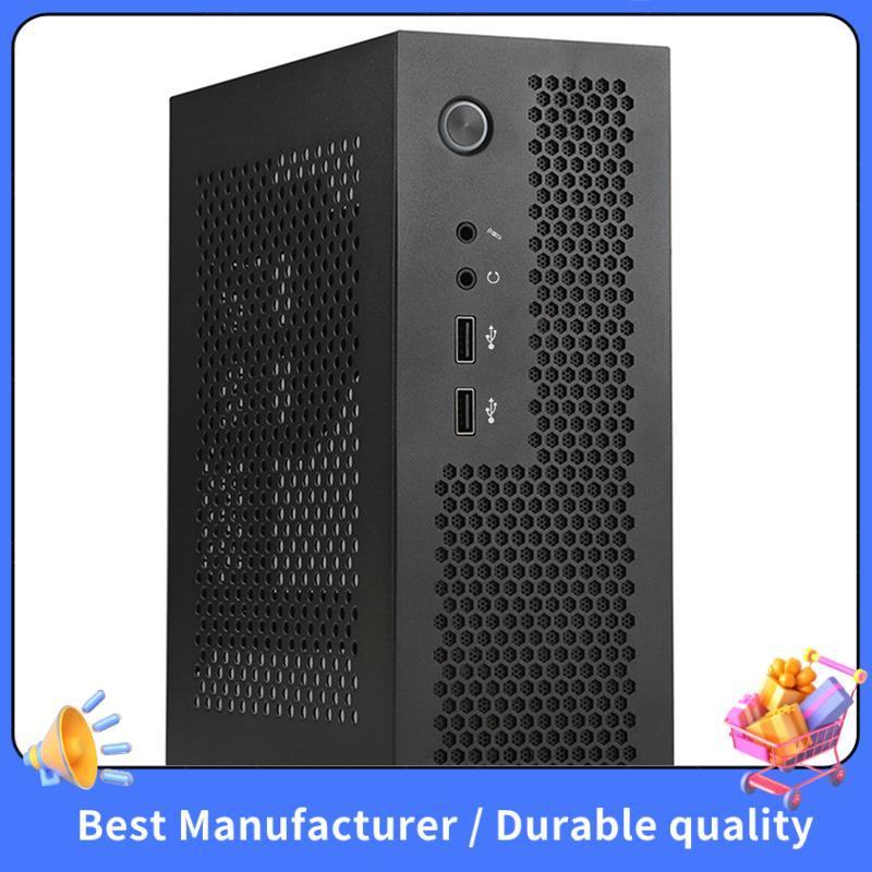 A09 HTPC เคสคอมพิวเตอร์ Mini ITX Gaming PC แชสซีเดสก์ท็อปแชสซี USB2.0 เคสคอมพิวเตอร์ เคสคอมพิวเตอร์ท