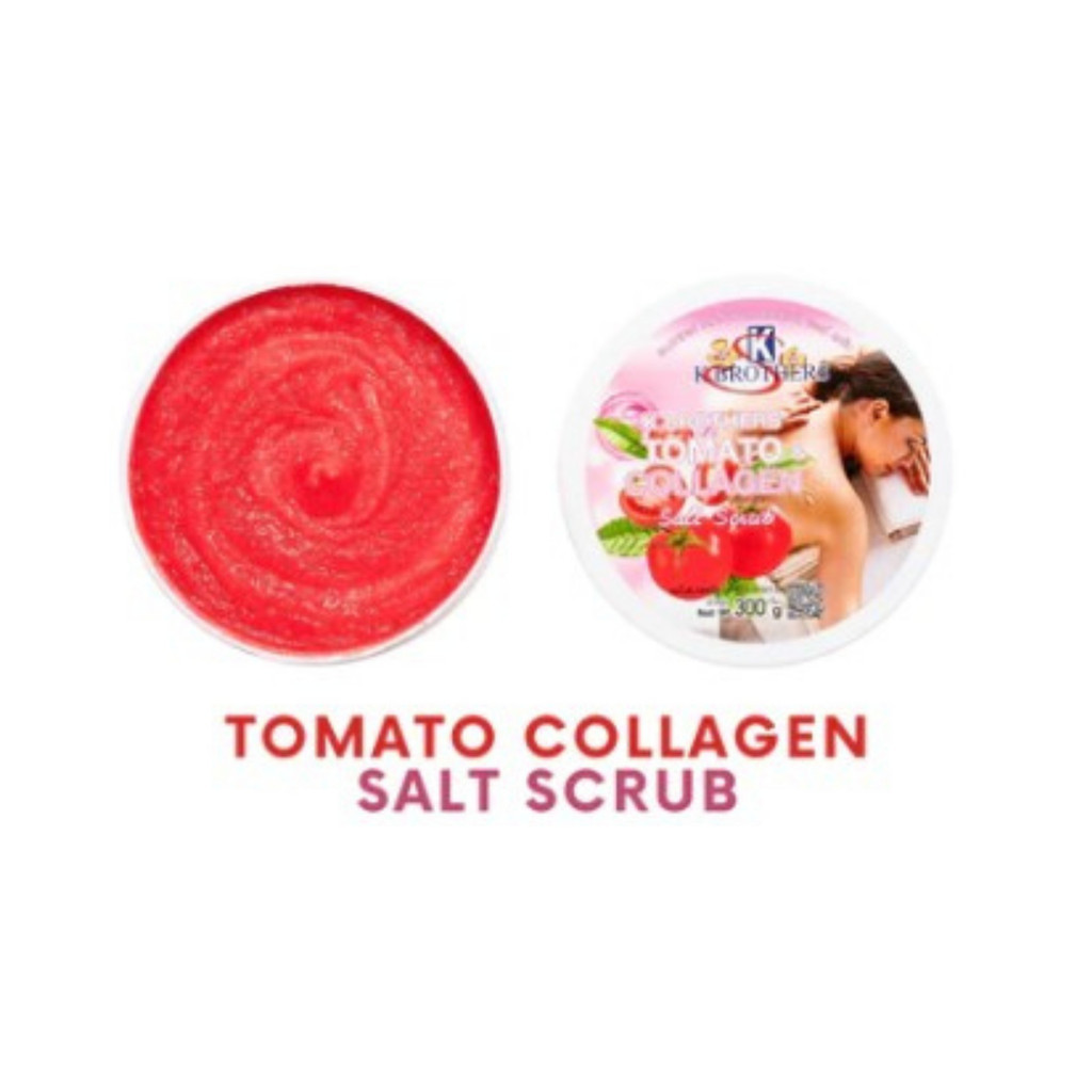 ♦️ของแท้·ส่งด่วน·ถูก♦️K.Brothers Tomato & Collagen Salt Scrub #566 เค บราเทอร์ โทเมโท แอนด์ คอลลาเจน  x 1 ชิ้น dayse