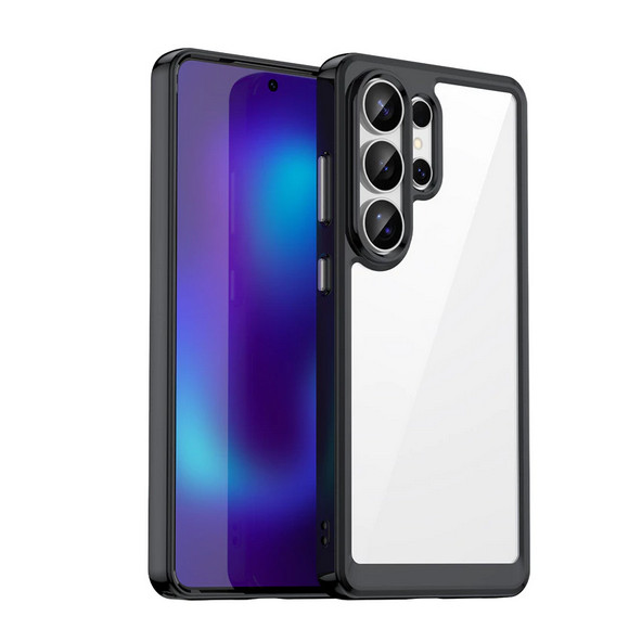 SAMSUNG สําหรับSamsung Galaxy S26 / S26 Plus / S26 Ultra 5GกรณีTPU BorderอะคริลิคBackplaneป้องกันกรณ