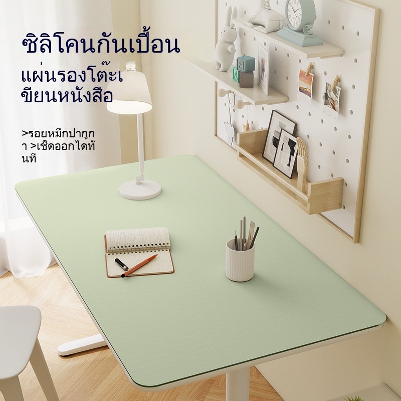 แผ่นรองโต๊ะนักเรียนหนังเป็นมิตรกับสิ่งแวดล้อมฉนวนกันความร้อนป้องกันการกระเด็นป้องกันการลื่นป้องกันหมึกเช็ดคราบ