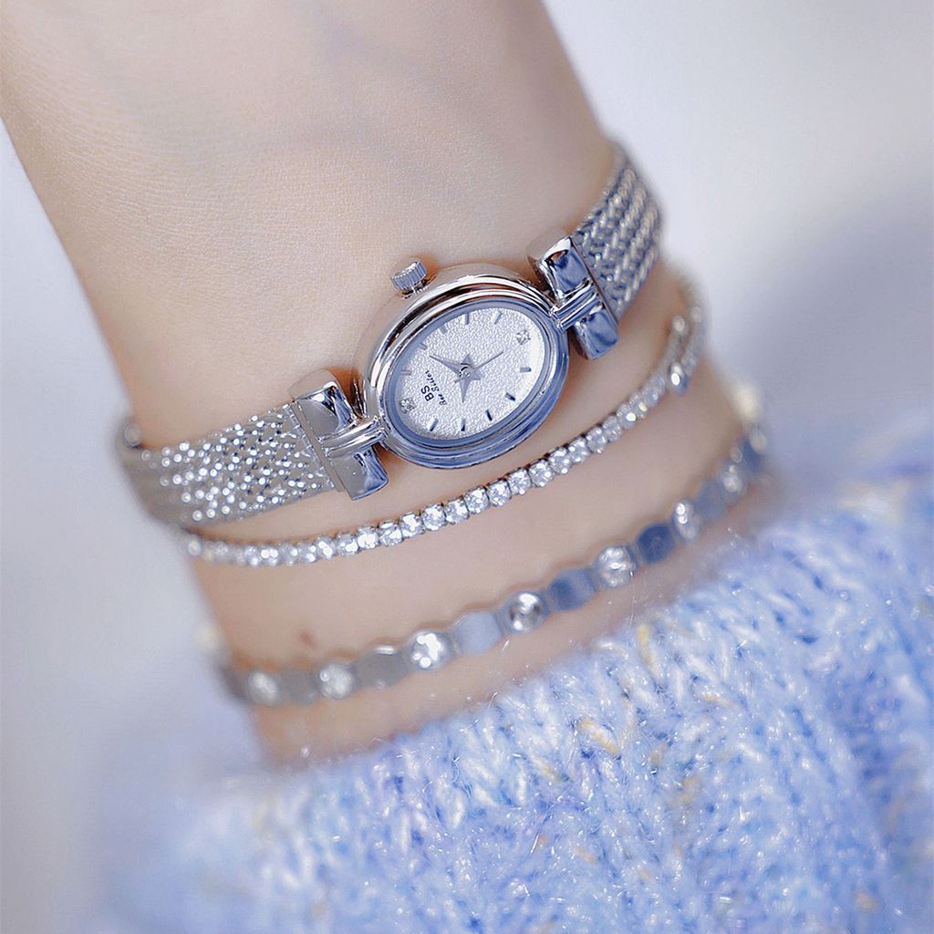 Bs Bee Sister นาฬิกาหรู, นาฬิกาแฟชั่นผู้หญิงนาฬิกาข้อมือลําลอง,นาฬิกา Quartz,นาฬิกาผู้หญิง,นาฬิกาแฟช