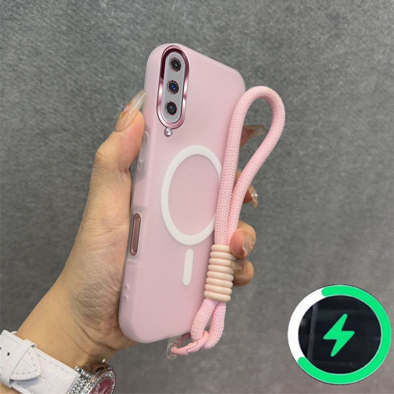 เหมาะสําหรับ Samsung A50 A50S A30S เคสโทรศัพท์ใหม่ jelly Case ไร้สายแม่เหล็ก frosted shell สายรัดข้อมือสร้อยข้อมือ 030 ราคา ถูกที่สุด ดีลบีเคเค แกลเลอรีภาพที่ 4